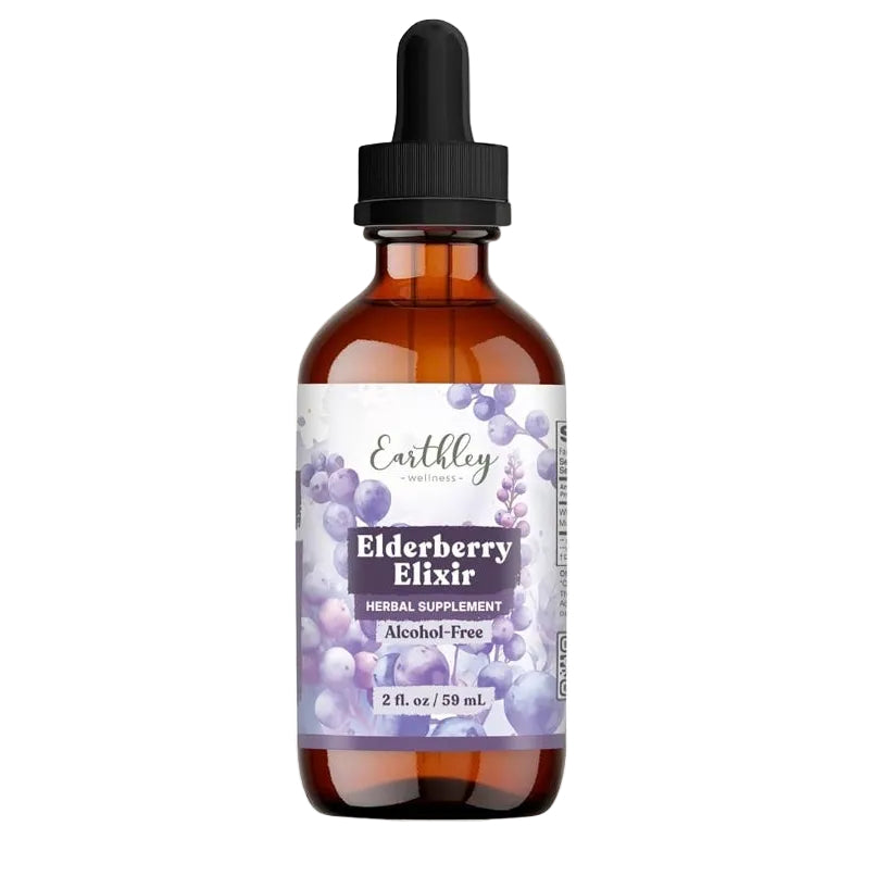 Elderberry Elixer - Respiratory & Immune System Support, Earthley