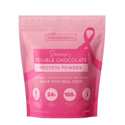 Daneise's Double Chocolate Protein Powder, 25 Servings, Just Ingredients
