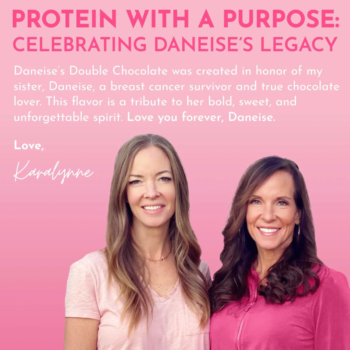 Daneise's Double Chocolate Protein Powder, 25 Servings, Just Ingredients