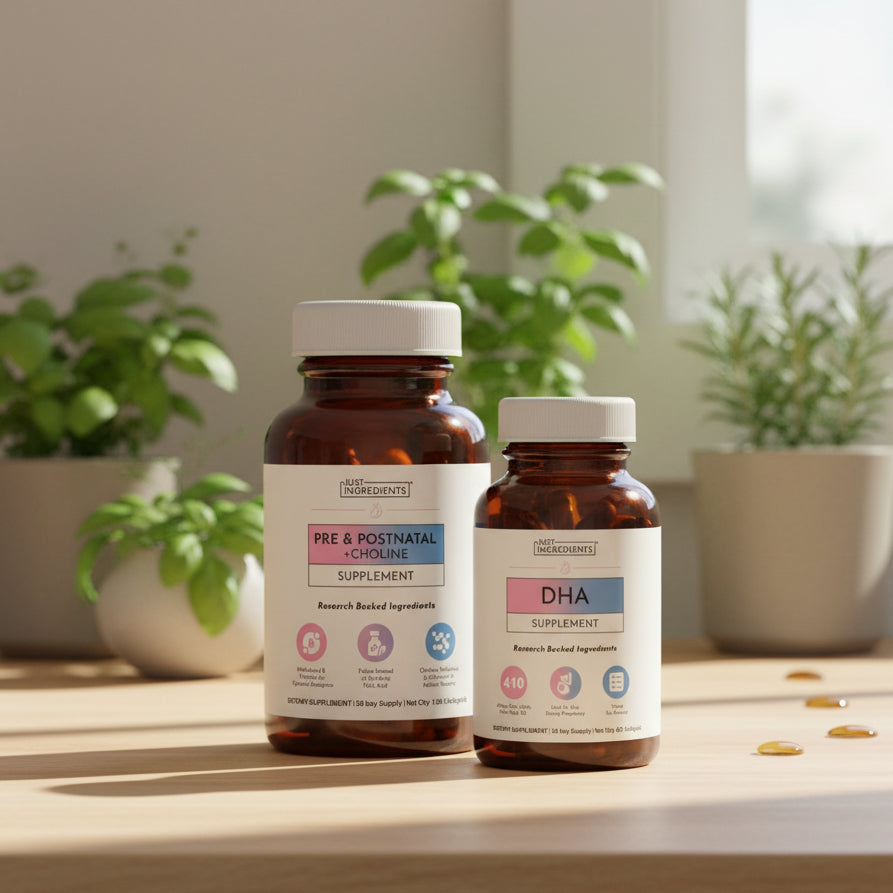 Prenatal & Postnatal + DHA, Just Ingredients