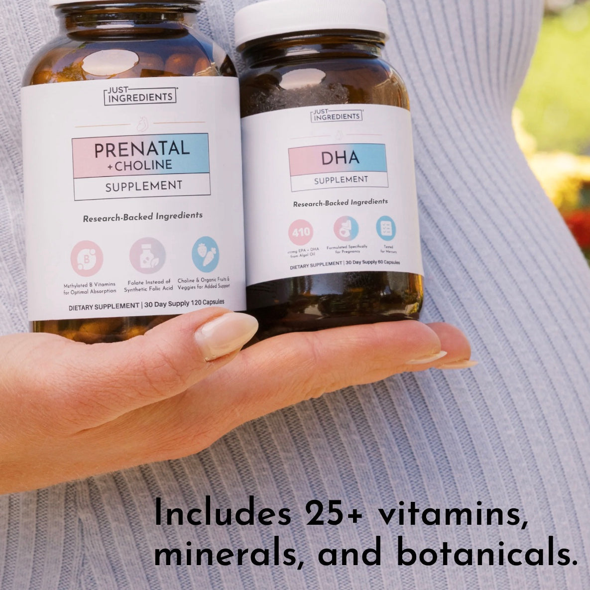 Prenatal & Postnatal + DHA, Just Ingredients