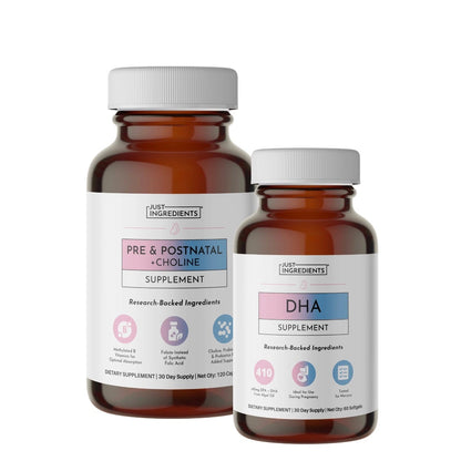 Prenatal & Postnatal + DHA, Just Ingredients