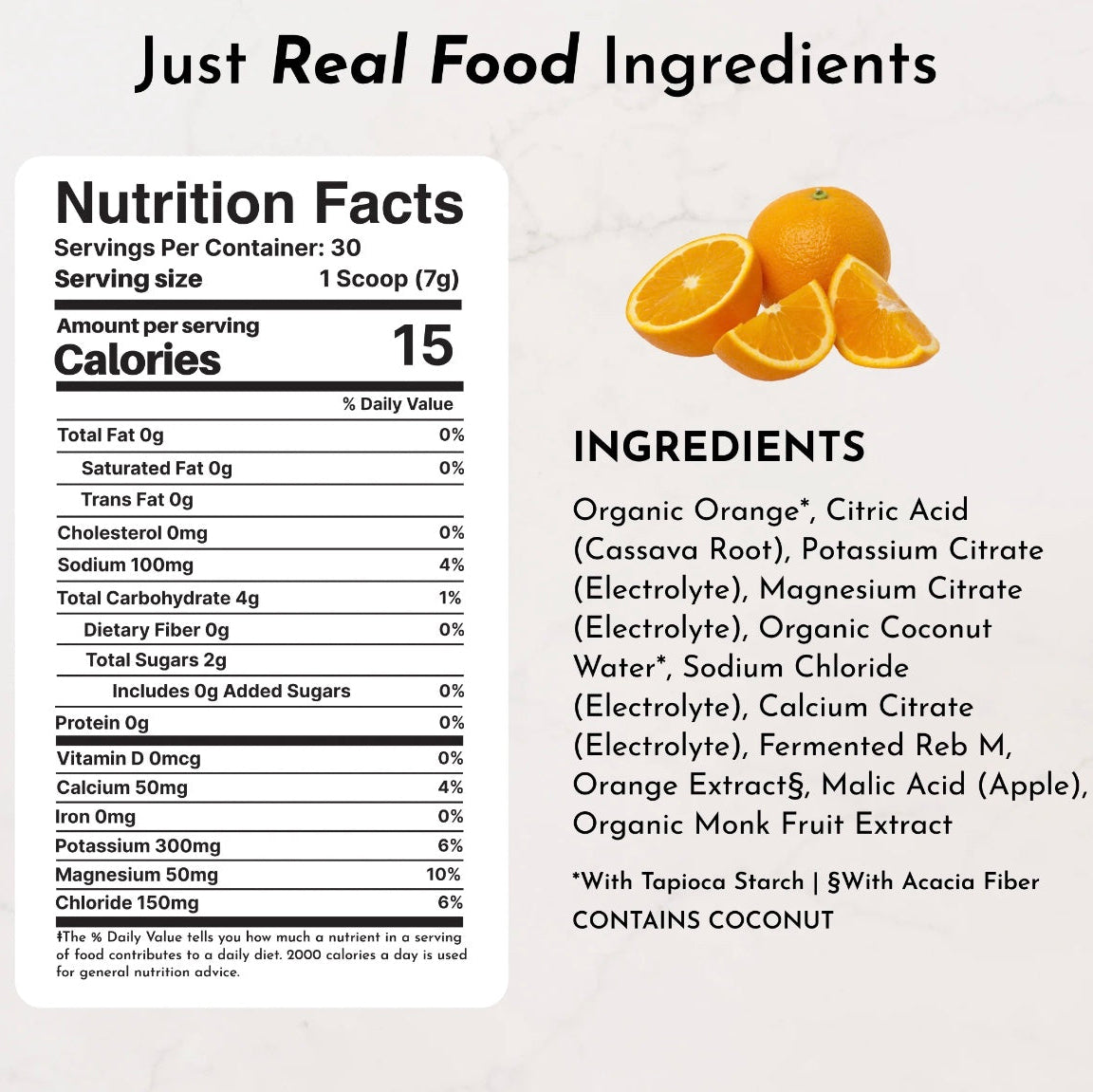 Summer Electrolytes, 30 Servings, Just Ingredients