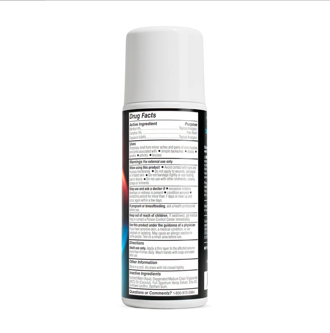 Inferno Freeze - Ful Spectrum Roller, 3000mg CBD, 3oz, cbdMD