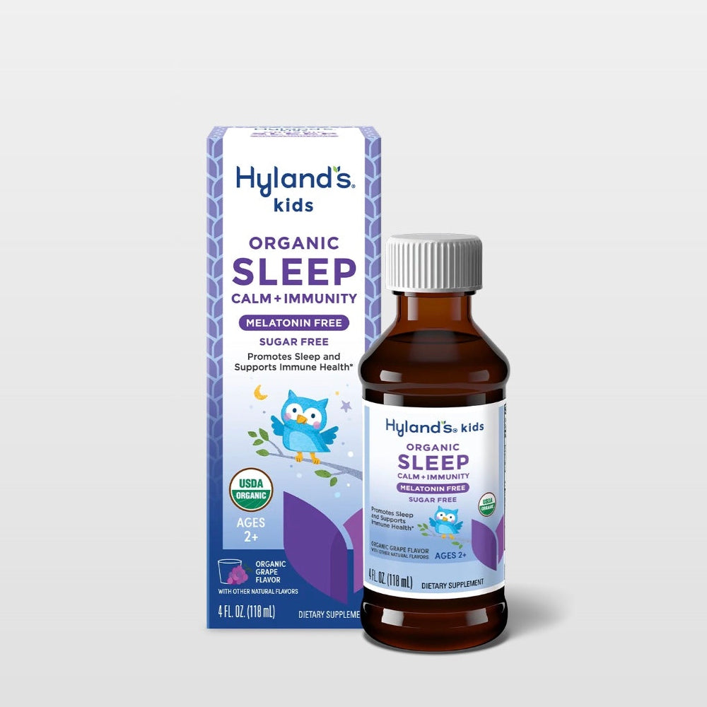 Kids Organic Sleep Calm + Immunity Liquid: Melatonin-Free, 4oz, Hyland's