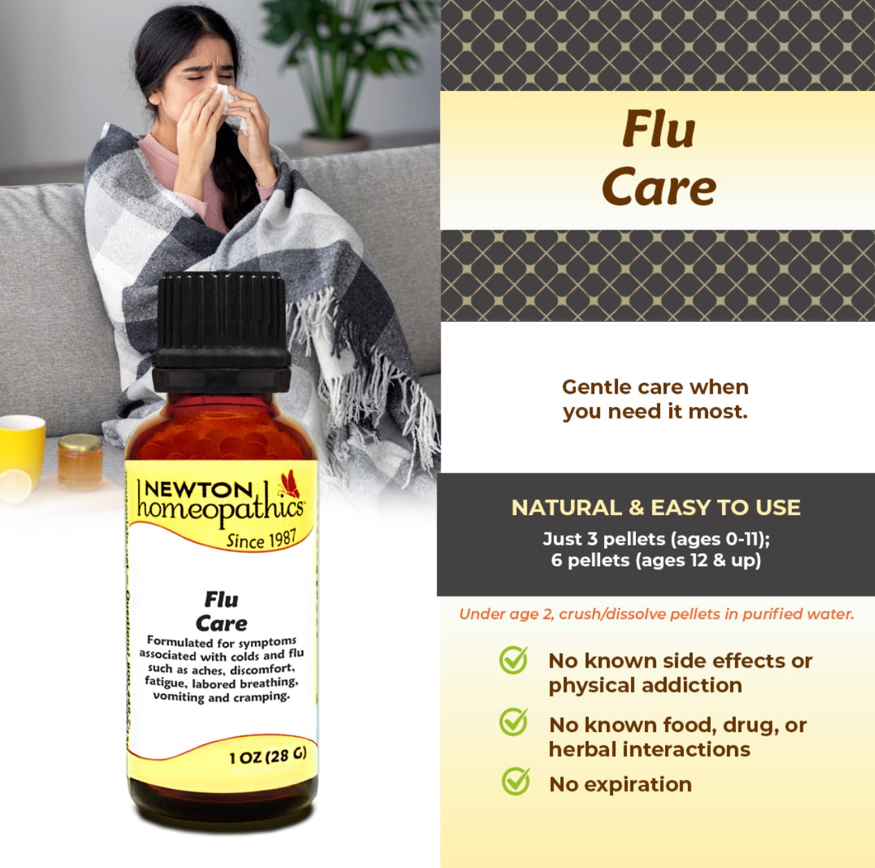 Flu Care, 1oz, Newton Homeopathics