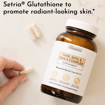 Hair, Skin, and Nails Complex, 90 Capsules, Just Ingredients