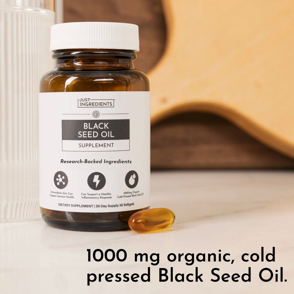 Black Seed Oil, 30 Softgels, Just Ingredients