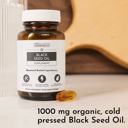Black Seed Oil, 30 Softgels, Just Ingredients