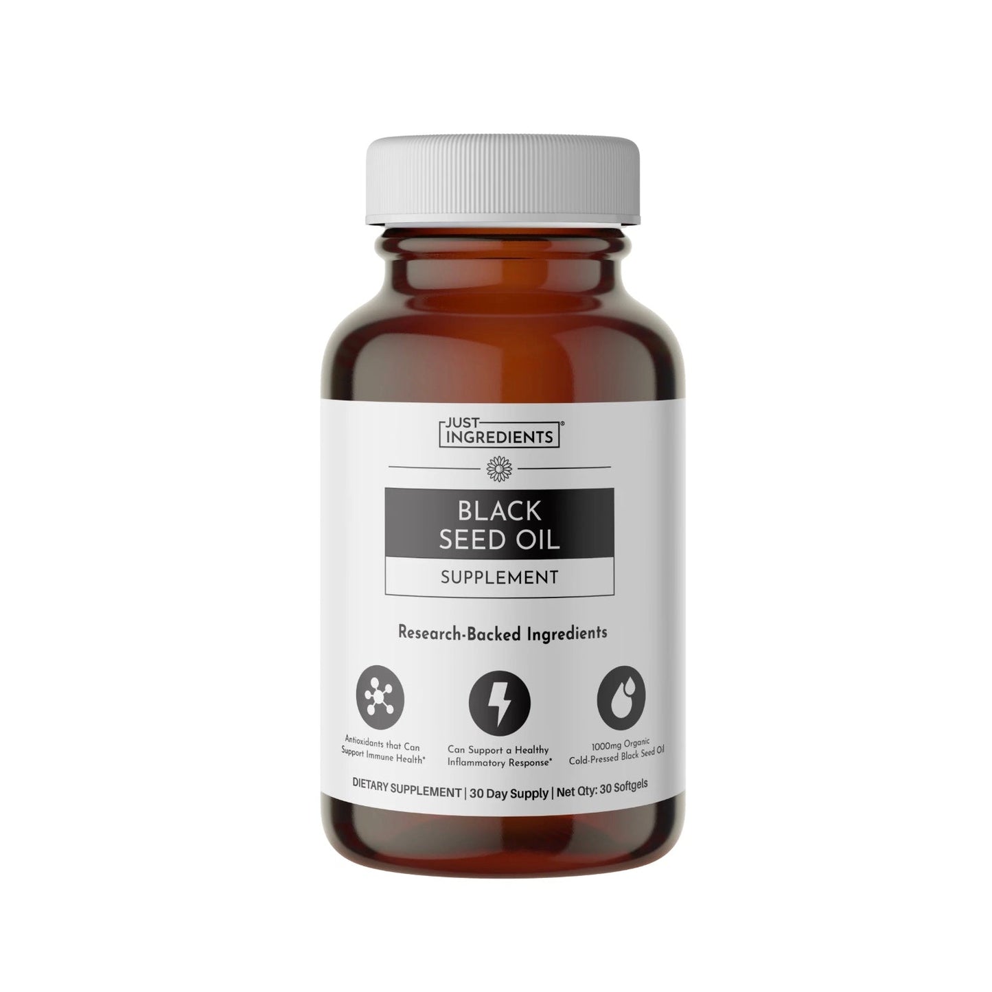 Black Seed Oil, 30 Softgels, Just Ingredients