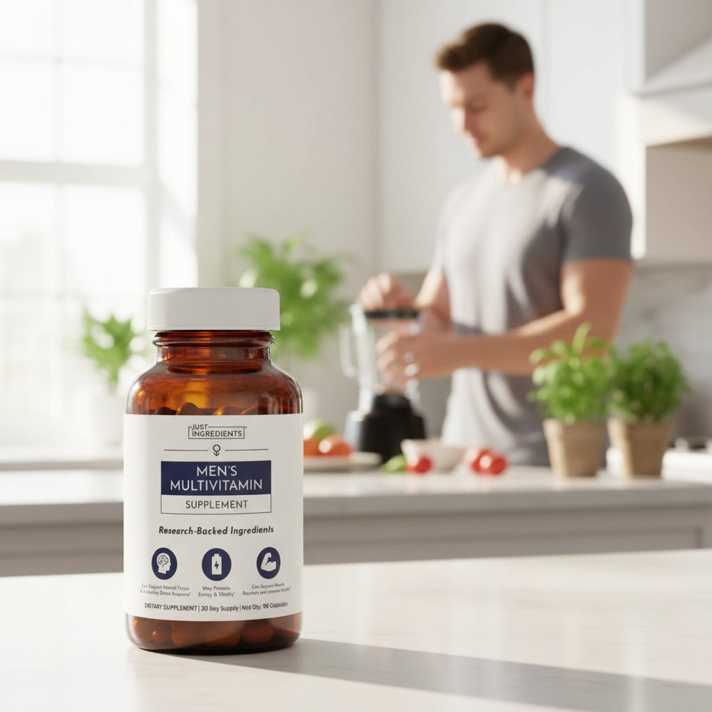 Men's Multivitamin, 90 Capsules, Just Ingredients