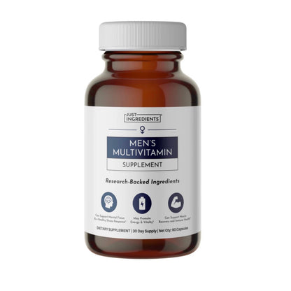 Men's Multivitamin, 90 Capsules, Just Ingredients