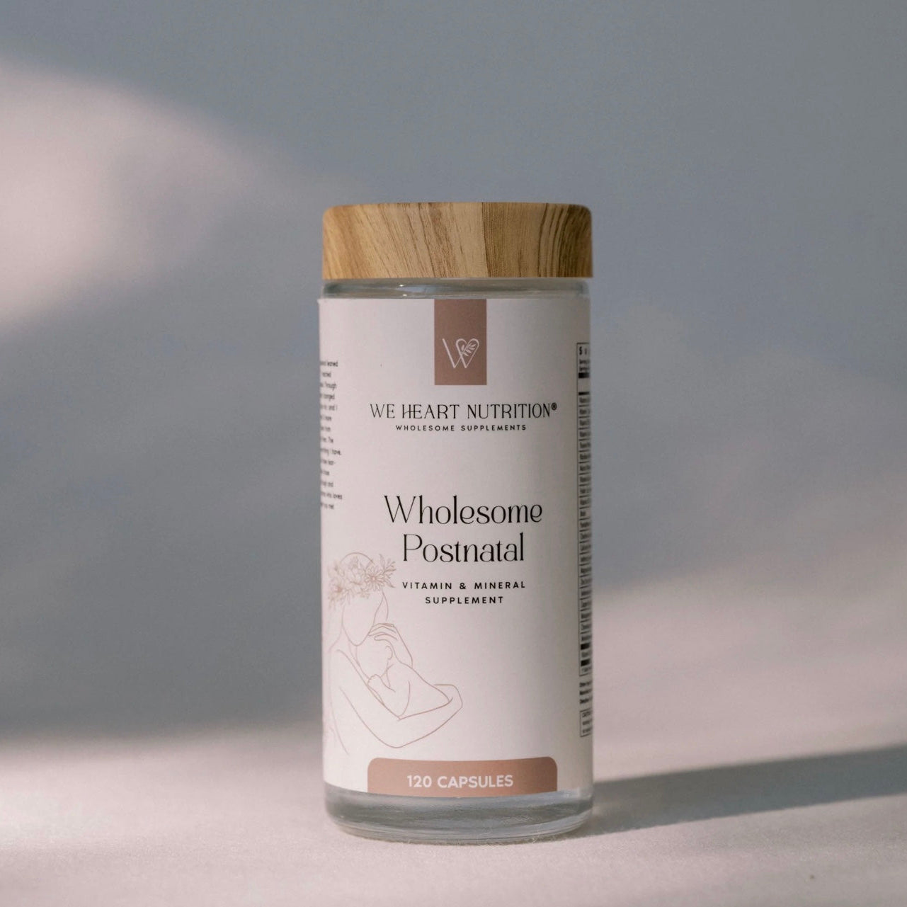 Wholesome Postnatal, 120 Capsules, We Heart Nutrition