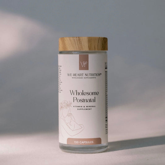 Wholesome Postnatal, 120 Capsules, We Heart Nutrition