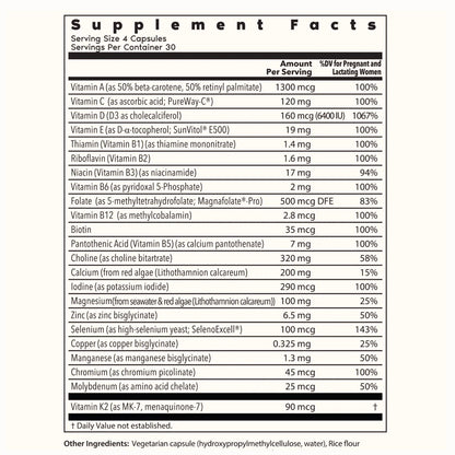 Wholesome Postnatal, 120 Capsules, We Heart Nutrition