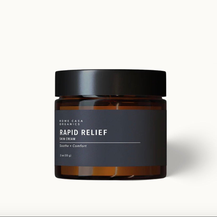 Rapid Relief Cream (Previously Stop The Itch Cream), 2 fl oz, Rowe Casa Organics