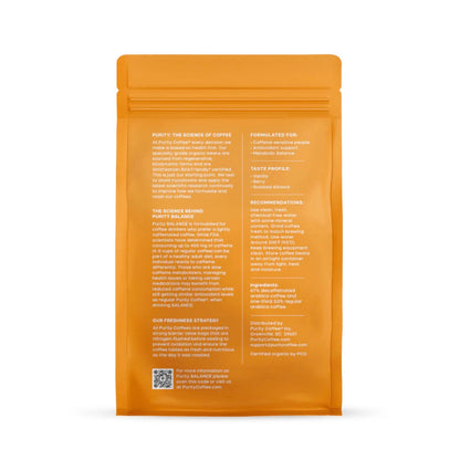 BALANCE: 2/3 Decaffeinated Medium Roasted Organic Ground Coffee, 12oz, Purity