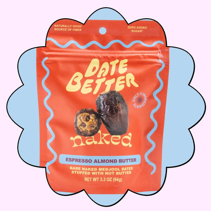 Almond Espresso Butter - Naked Dates, Date Better Snacks