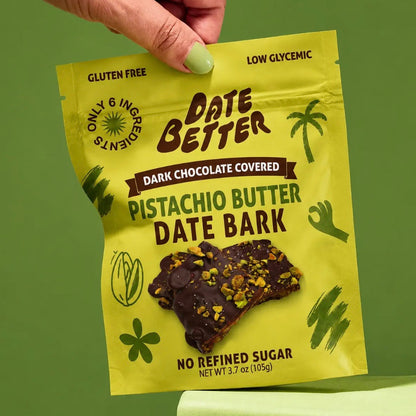 Pistachio Date Bark, Date Better Snacks