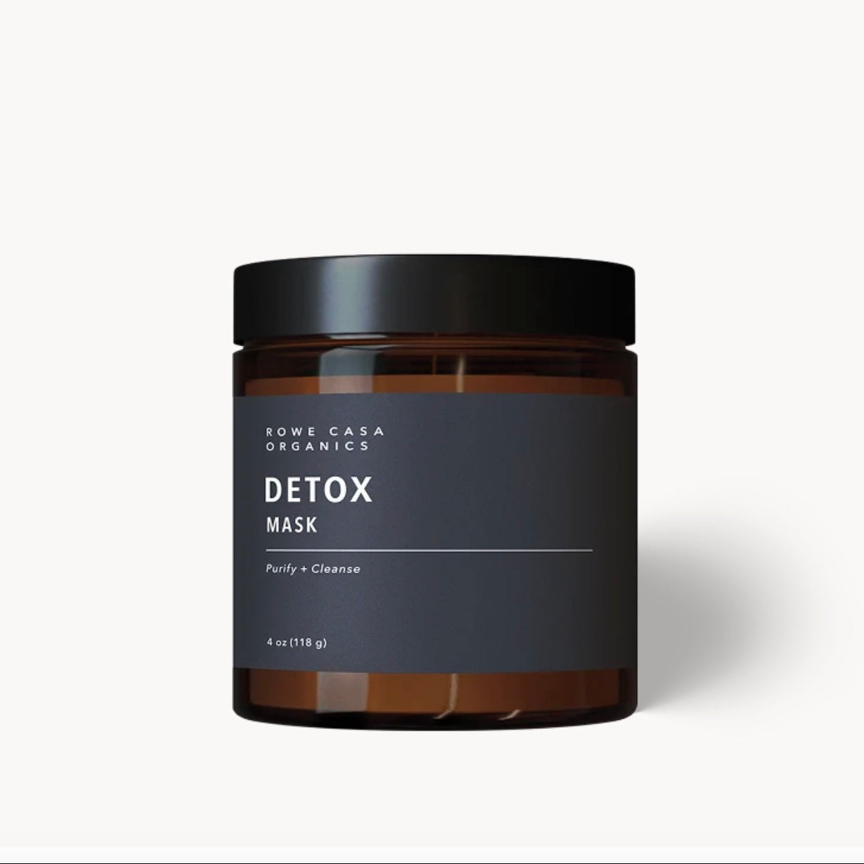 Detox Mask, Exfoliate + Tighten, 4oz, Rowe Casa Organics