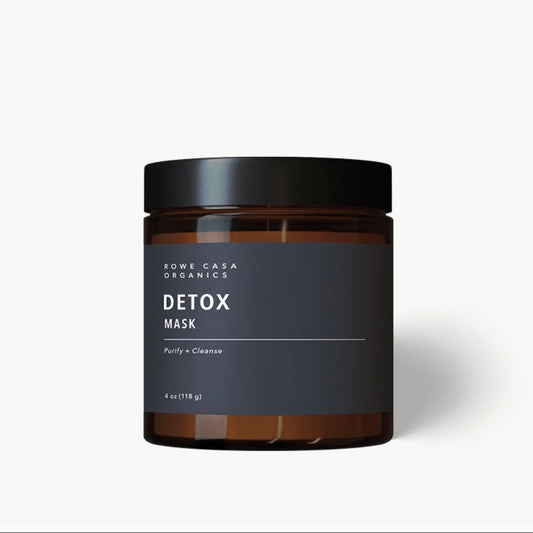 Detox Mask, Exfoliate + Tighten, 4oz, Rowe Casa Organics
