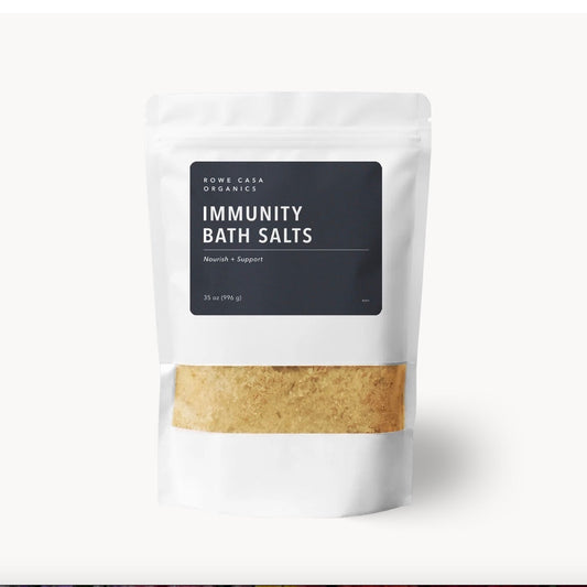 Immunity Bath Salts (Previously Sickness Recovery Bath Salts), 35 oz, Rowe Casa Organics