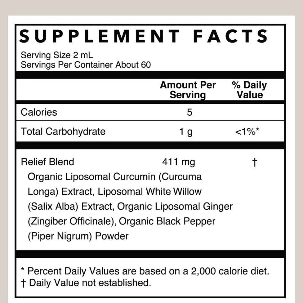 Relief, Wellness & Pain Supplement, Rowe Casa Organics