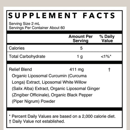 Relief, Wellness & Pain Supplement, Rowe Casa Organics