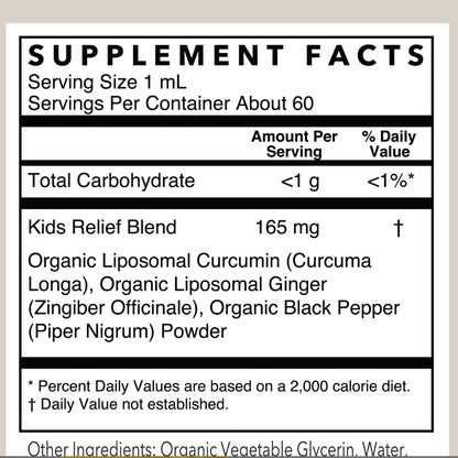 Kids Relief Herbal Tincture (PreviouslyChildren's Relief), 2oz, Rowe Casa Organics