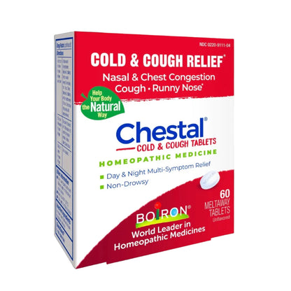 Chestal® Cold & Cough Meltaway Tablets, 60 Tablets, Boiron