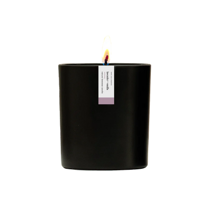 Lavender + Vanilla Beeswax Candle, 8.75 oz, Rowe Casa Organics