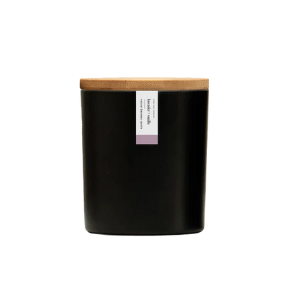 Lavender + Vanilla Beeswax Candle, 8.75 oz, Rowe Casa Organics