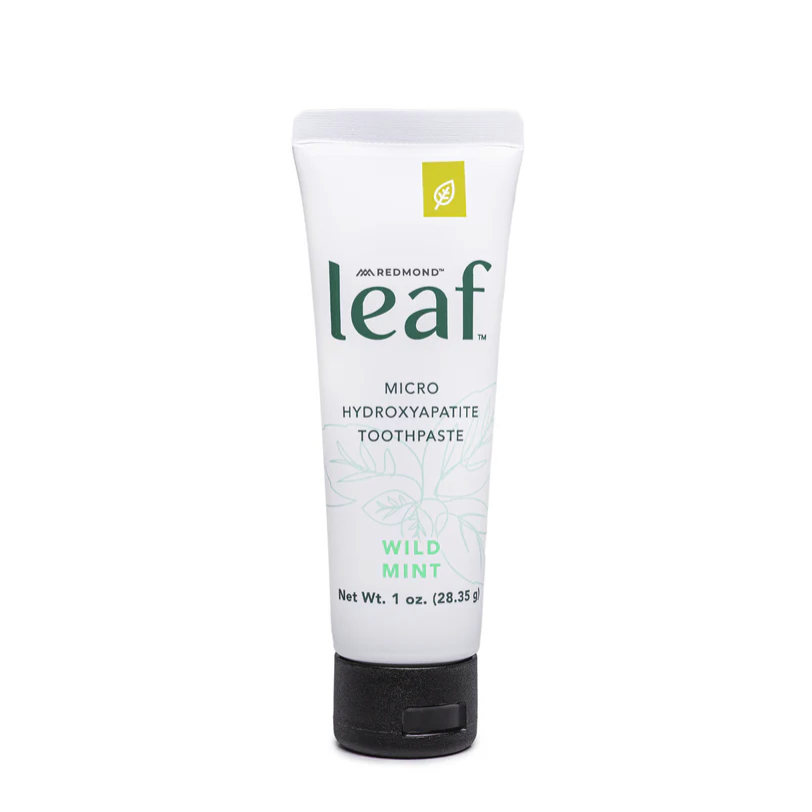 Travel Size Leaf Micro Hydroxyapetite Toothpaste, 1oz, Redmond Life