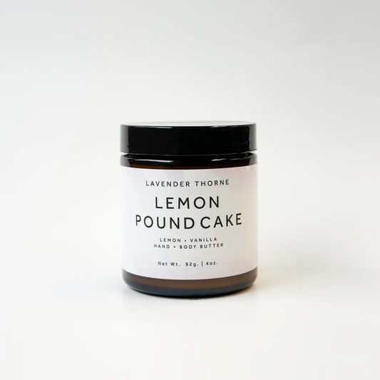 Lemon Pound Cake - Body Butter, 4oz, Lavender Thorne