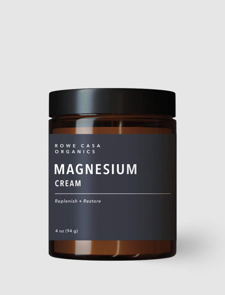 Magnesium Cream, 4oz, Rowe Casa Organics