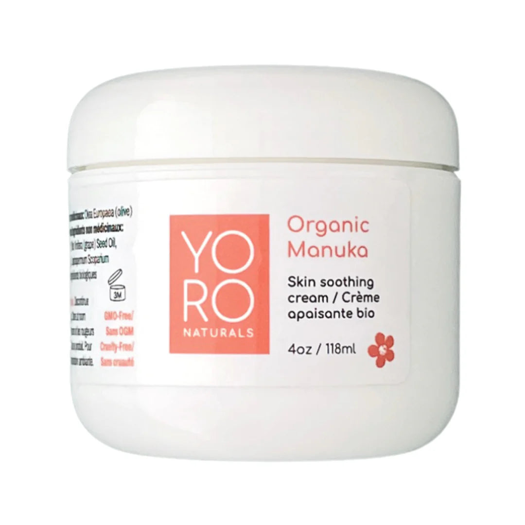 Organic Manuka Skin Soothing Cream, Original, YoRo Naturals