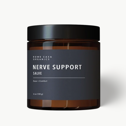 Nerve Support Salve (Previously Nerve Pain Salve), 4oz, Rowe Casa Organics
