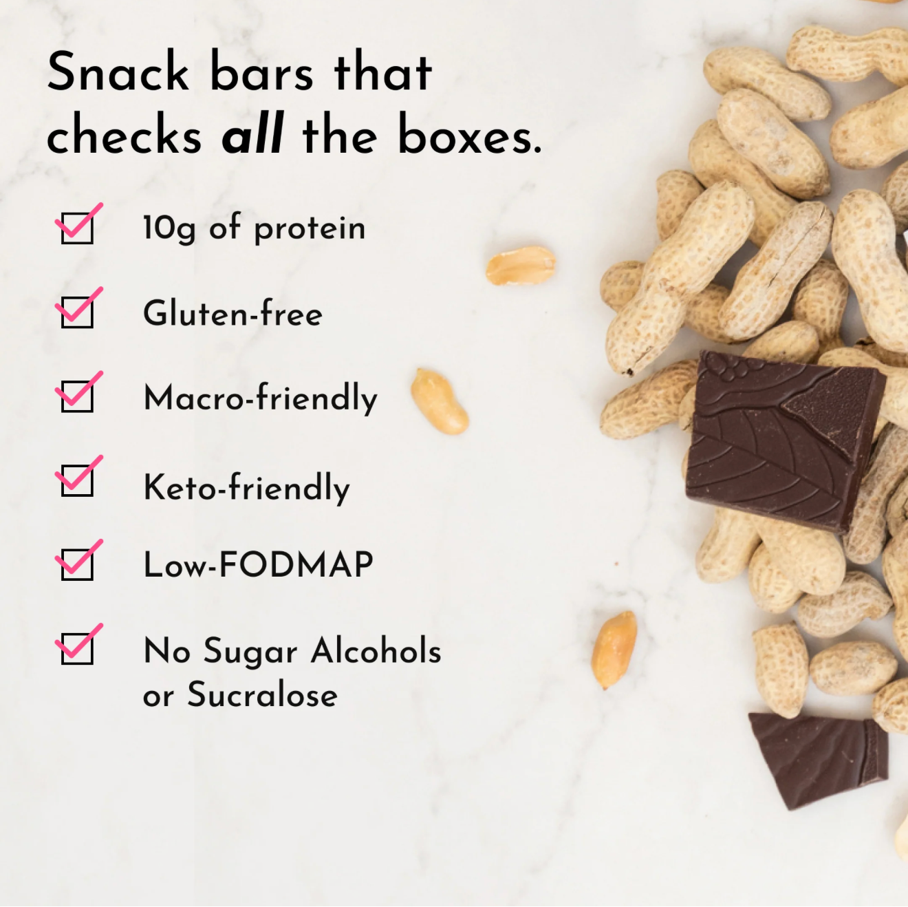 Protein Snack Bar, Just Ingredients