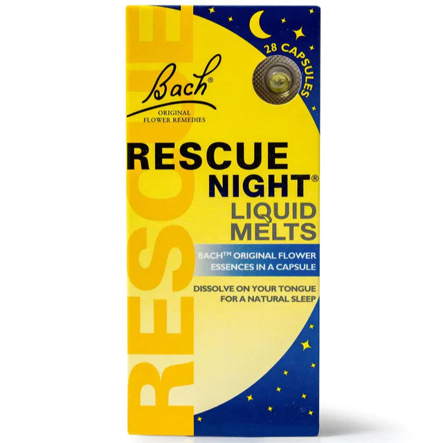 Bach Rescue Sleep Liquid Melts, 28 Dissolving Capsules