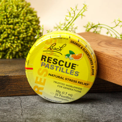 Bach Rescue Pastilles, Natural Stress Relief, 35 Pastilles