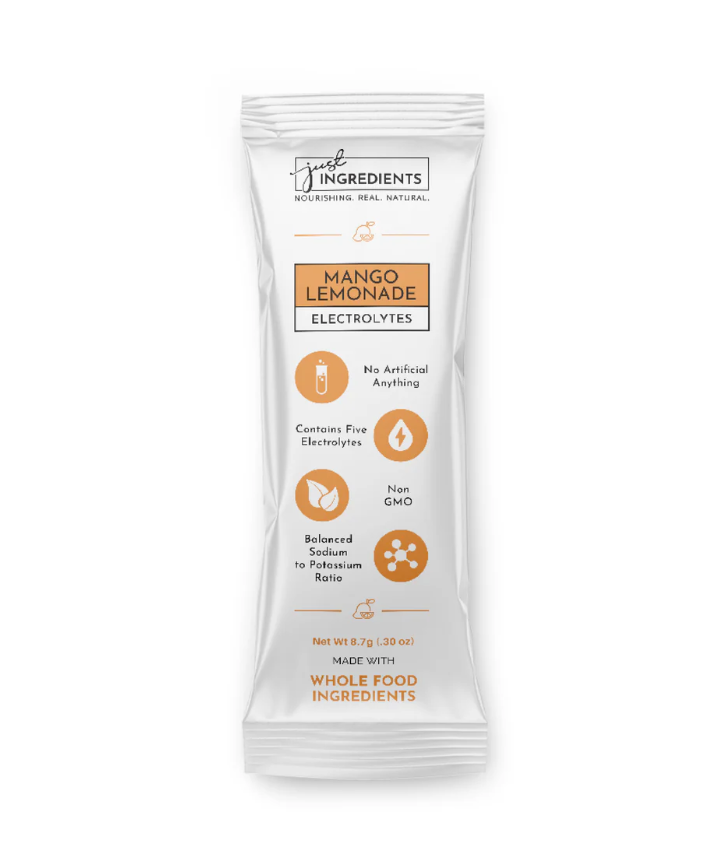 Mango Lemonade Electrolytes Single Stick, Just Ingredients