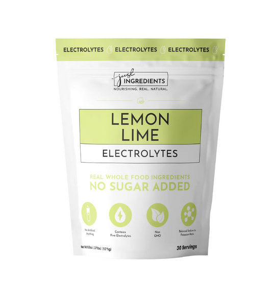 Lemon Lime Electrolytes, 30 Servings, Just Ingredients