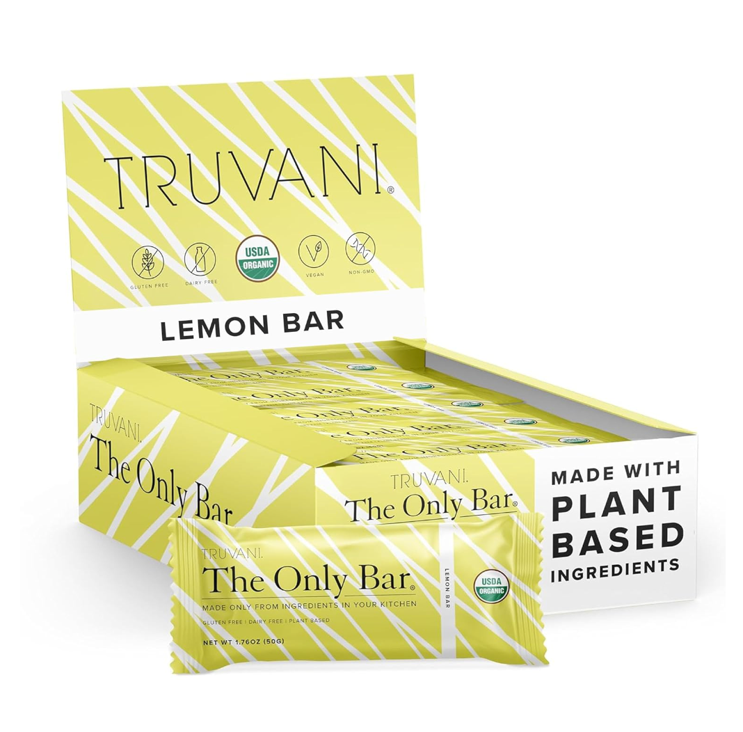 The Only Bar, Lemon Bar, Gluten Free, Dairy Free, Truvani