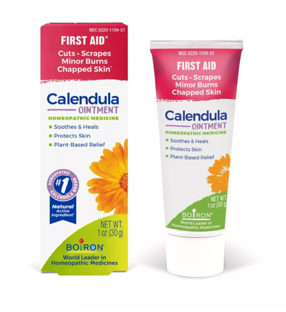 Calendula Ointment 1 oz., Homeopathic Medicine For First Aid, Boiron