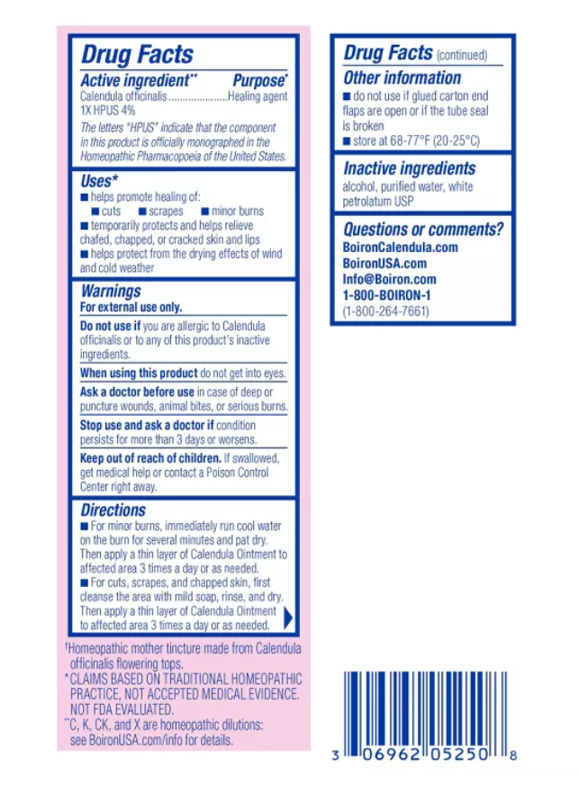 Calendula Ointment 1 oz., Homeopathic Medicine For First Aid, Boiron