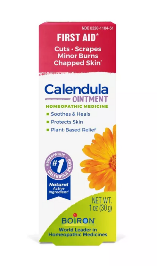 Calendula Ointment 1 oz., Homeopathic Medicine For First Aid, Boiron