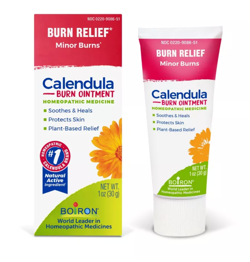 Calendula Burn 1 oz., Homeopathic Soothing Ointment for Minor Burns, Boiron