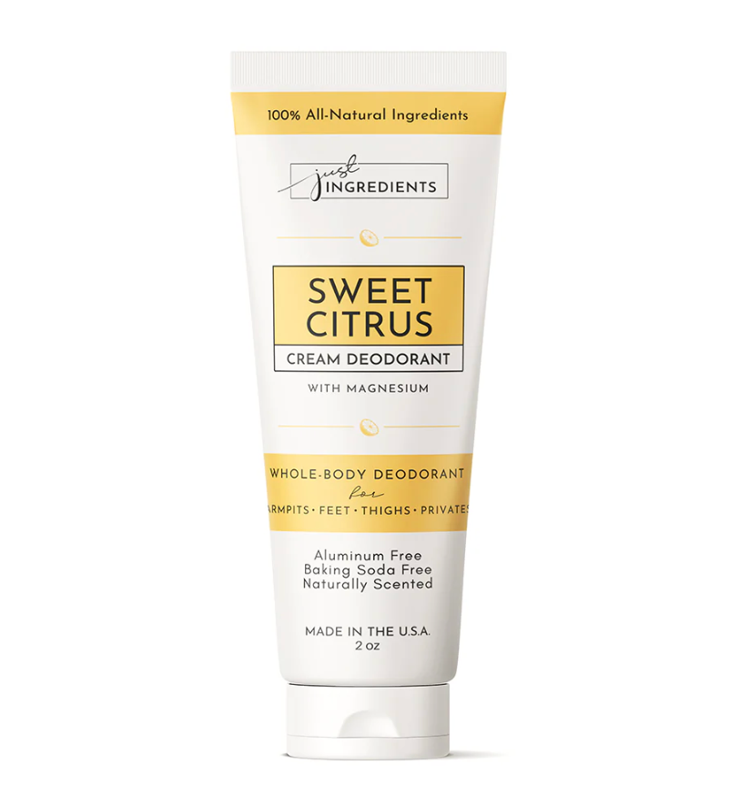 Cream Deodorant - Sweet Citrus, Just Ingredients