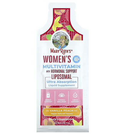 Organic Women's Multivitamin Liposomal, Vanilla Peach, Mary Ruth's