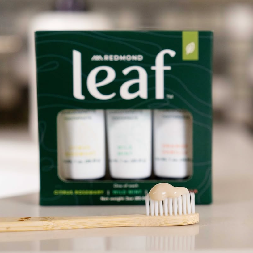 Leaf Micro Hydroxyapetite Toothpaste, 4oz, Redmond Life
